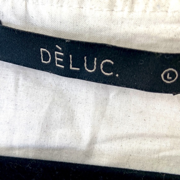 Deluc White Lined Smocked Waist Dress - Picture 8 of 10